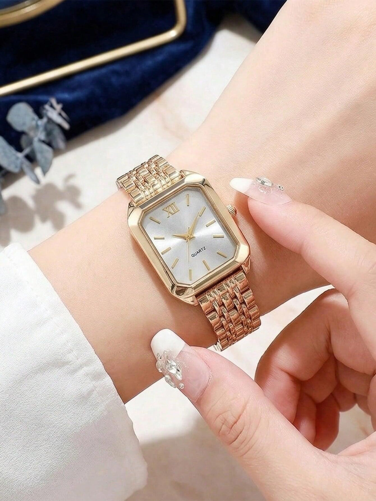 Ensemble Montre et Bijoux Pour Femme – Collection Doré Lumière™